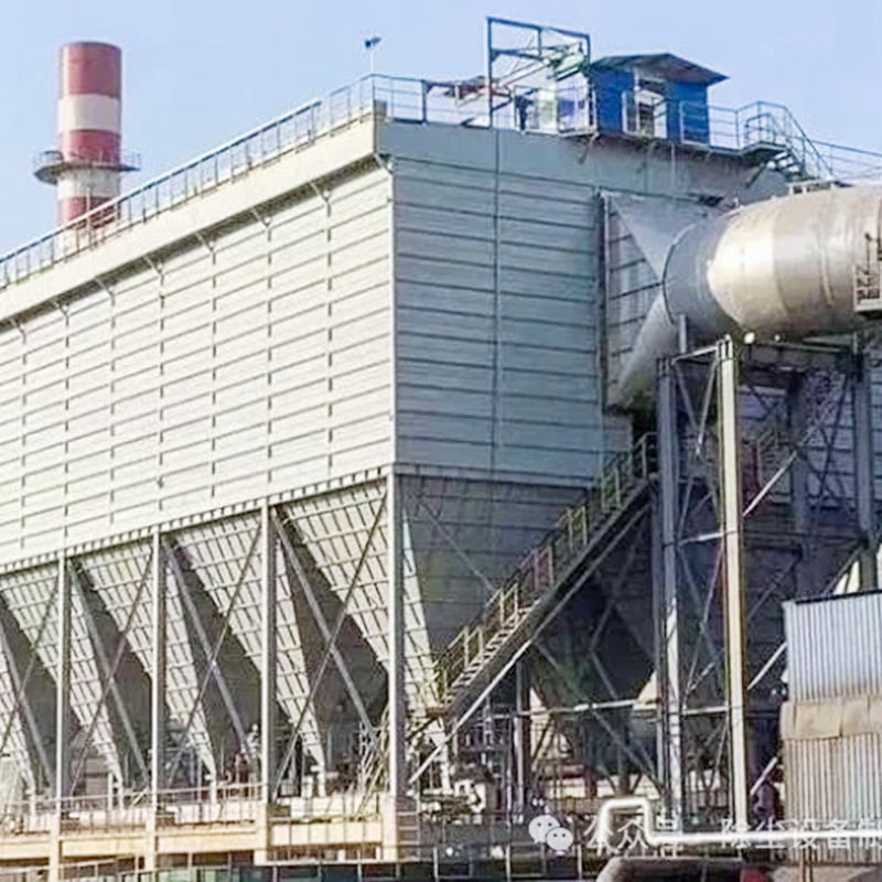 Precipitator electrostatic orizontal